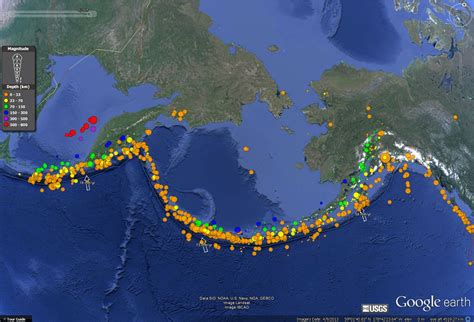 Animation of Seismicity along the Alaska/Aleutian Arc | Jay Patton online