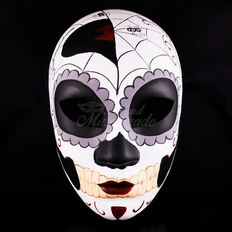 Day of the Dead Skull Mask Full Face Mask Dia de los Muertos