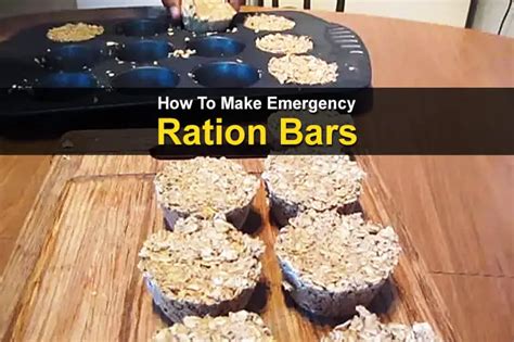 How To Make Emergency Ration Bars