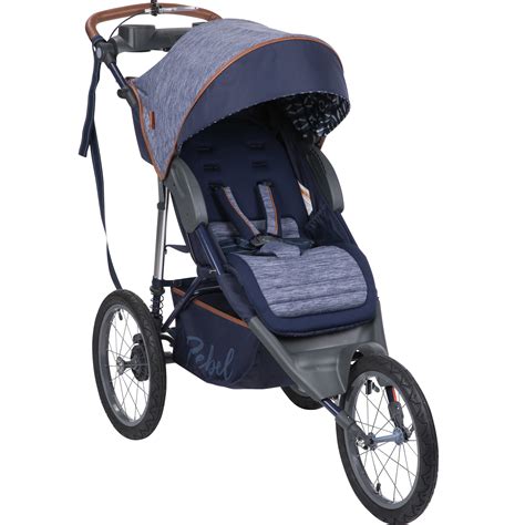 Monbebe Rebel Jogging Stroller with hand brake, Boho - Walmart.com