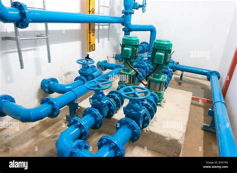 Water pump room Stock Photo - Alamy