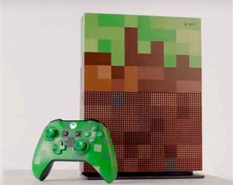 Microsoft announces Xbox One S 1 TB Console Minecraft Edition with Special Controllers