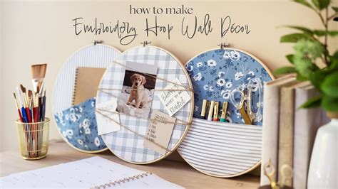 How to Make an Embroidery Hoop Wall Hanging | Shabby Fabrics At Home ...
