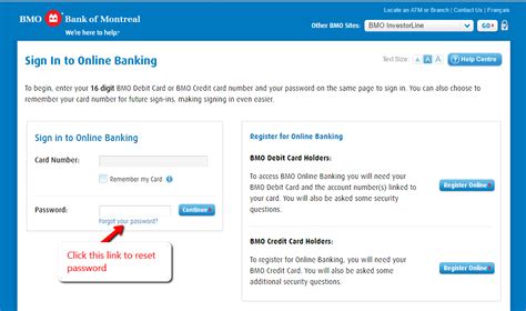 BMO Bank Online Banking Login - CC Bank