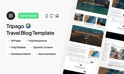 Travel Blog Template Template | Bubble