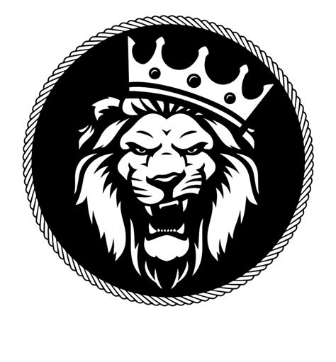 Free Black And White Roaring Lion, Download Free Black And White Roaring Lion png images, Free ...