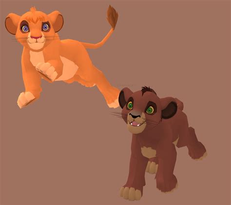 Vitani and Kovu 3D by Kitchiki on DeviantArt