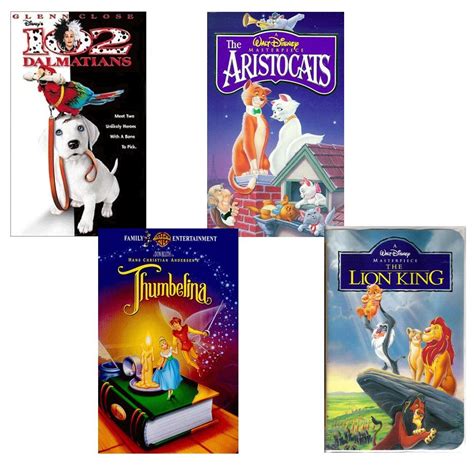 Buy 4-Pack: Walt Disney & Warner Bros VHS Animated Classics [VHS Tape] Online at desertcartINDIA