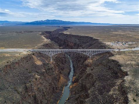 Rio Grande Gorge and Bridge Near Taos, New Mexico Stock Photo - Image of historic, background ...