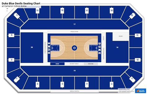 Cameron Indoor Stadium Seating Chart General Admission | Elcho Table