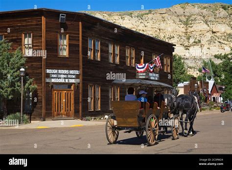 Rough Riders Hotel, Medora, North Dakota, USA Stock Photo - Alamy