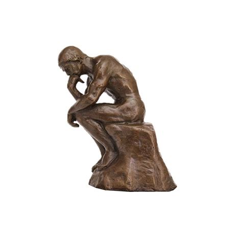 Buy Toperkin The Thinker Statues Bronze Sculptures Home Decor Figurines TPE-185B Online at ...