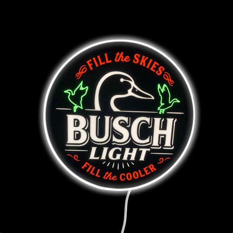 Busch Light Neon Sign - Home Decor, Bar Decor, Nightclub Decor