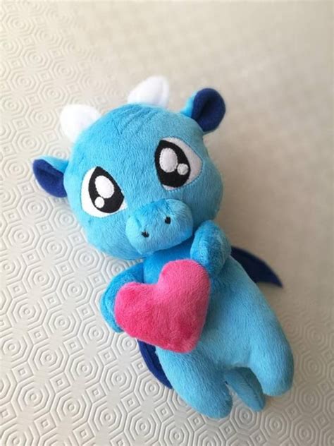 Dragon Stuffed Animal Plushie Cute Plush Fantasy Toy | Etsy | Cute ...