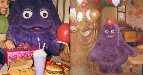 McDonald's Grimace turns 52 & he has a birthday milkshake - Mothership ...