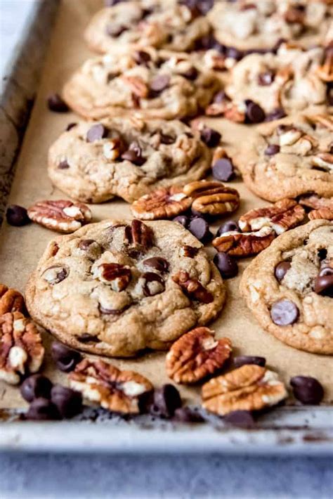 Pecan Chocolate Chip Cookies - House of Nash Eats