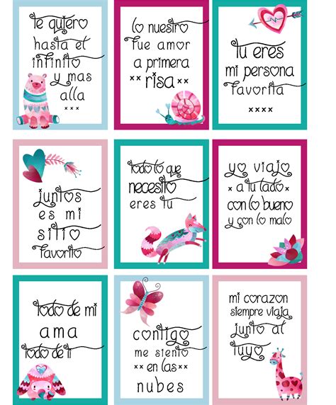 Pegatinas imprimibles San Valentin. - Sweet dreams of scrap | Imprimibles de amor, Frases para ...