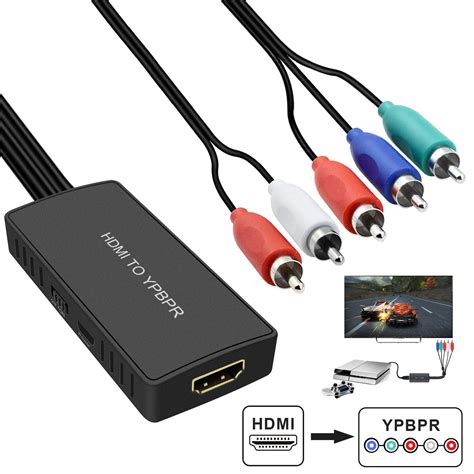 EEEkit 1080P HDMI to Component Converter with Component Video YPBPR Cable HDMI to YPBPR ...