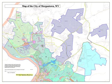 City of Morgantown West Virginia Zoning Map - Morgantown West Virgnia ...