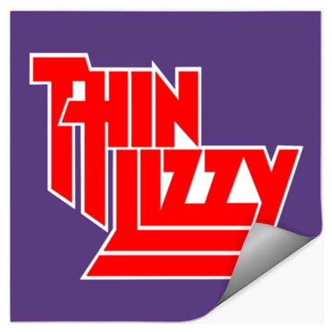 Thin Lizzy Phil Lynott Logo Stickers Designed & Sold By Gaurav Narula