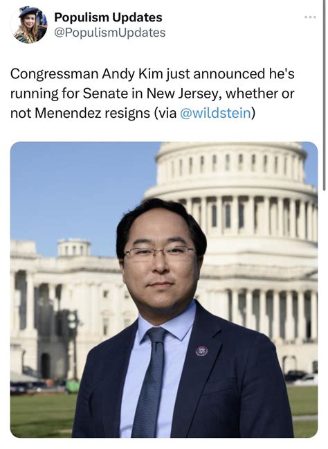 Senator Andy Kim anyone? : r/Political_Revolution