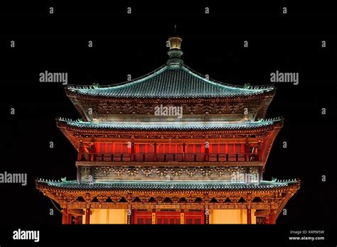 Tower of the Xian bell, Xian-China Stock Photo - Alamy