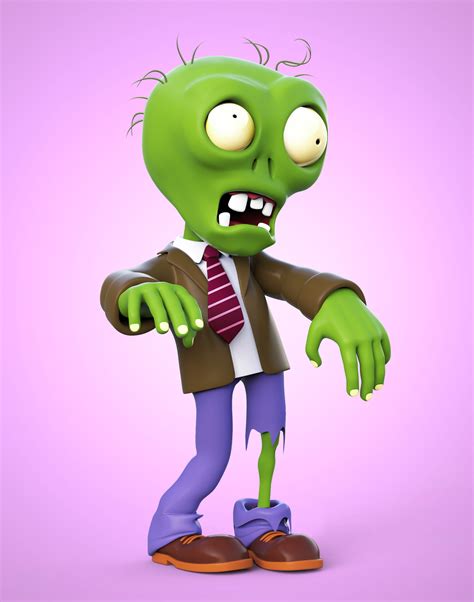 ArtStation - Zombie "Plants-Vs-Zombies Fan art"