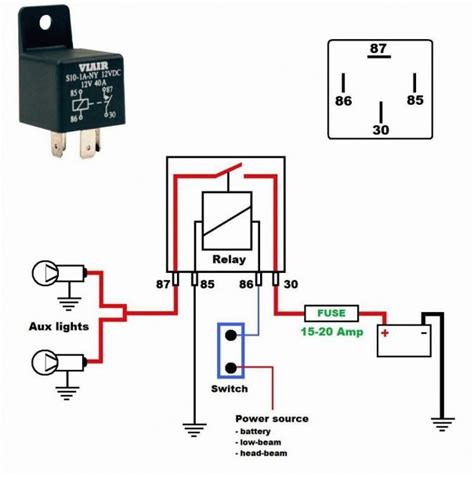 12v Relay Wiring Diagram 5 Pin