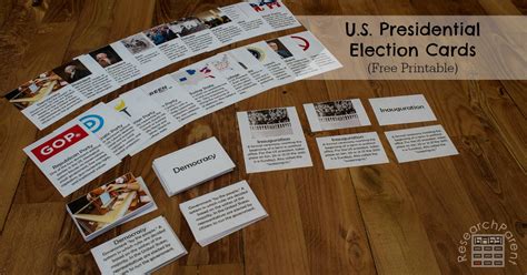 U.S. Presidential Election Cards - ResearchParent.com