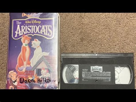 Opening to The Aristocats 1996 VHS - YouTube