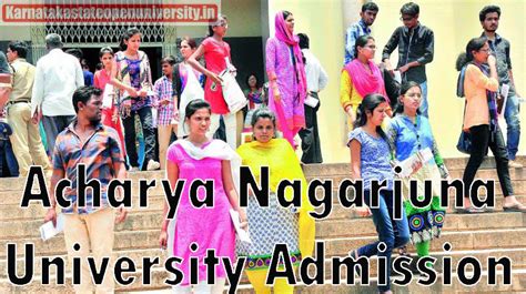 Acharya Nagarjuna University Admission 2024 {Soon} ANU UG & PG Courses, Eligibility www ...