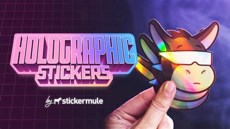 Holographic Stickers – Sticker Mule - YouTube