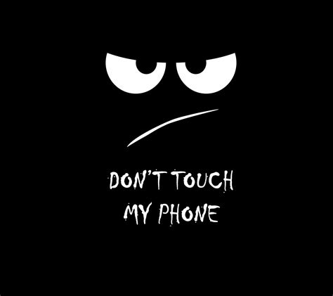 Dont Touch My Phone Wallpaper For Jio Phone - technology