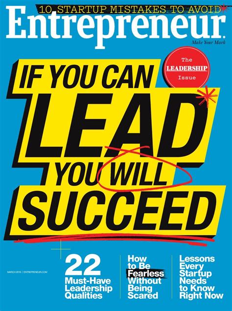 Free Download Entrepreneur #Magazine - March 2016. The Leader Creates ...