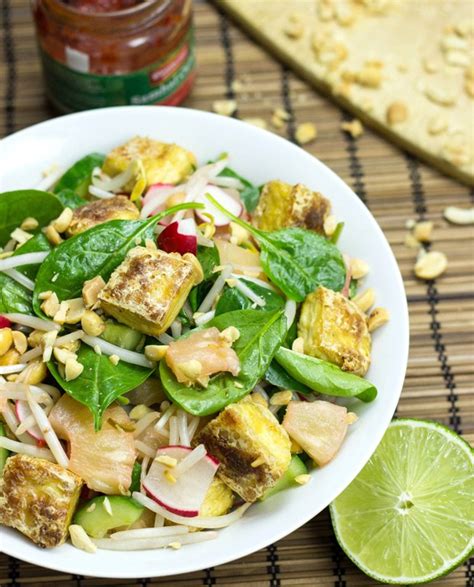 Asian Tofu Salad, High in Protein, Low-carb (20 min, Vegan) | Recipe | Tofu salad, Vegetarian ...