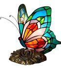 Vintage Tiffany Style Blue Butterfly Table Lamp Decorative Gift Lamp | eBay