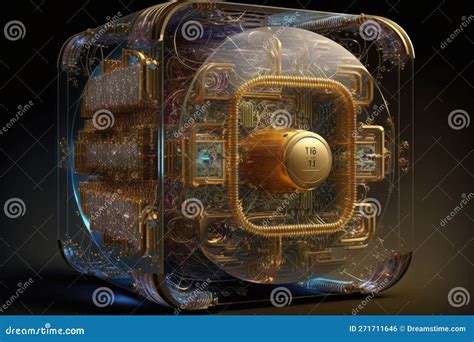 Quantum Computing Microchip 5g Cpu Stock Illustration - Illustration of ...