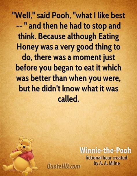 Winnie The Pooh Honey Quotes - ShortQuotes.cc