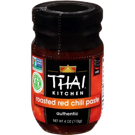 Thai Kitchen Gluten Free Roasted Red Chili Paste, 4 oz - Walmart.com