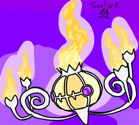 Chandelure Shiny redo! Just inverted colors, but I wanted it to look ...