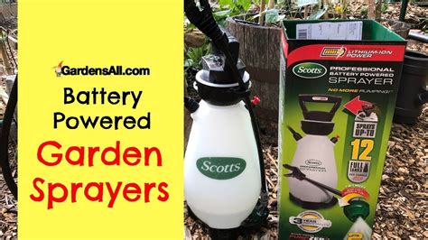 Battery Powered Garden Sprayers ~ GardensAll.com - YouTube