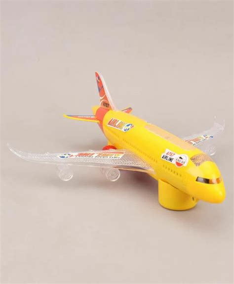 KiddyBuddy - Baby's Little World Battery Operated Airplane Toy With Attractive Flashing Lights ...