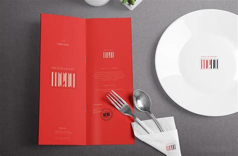 Free Restaurant Menu Mockup | Mockuptree