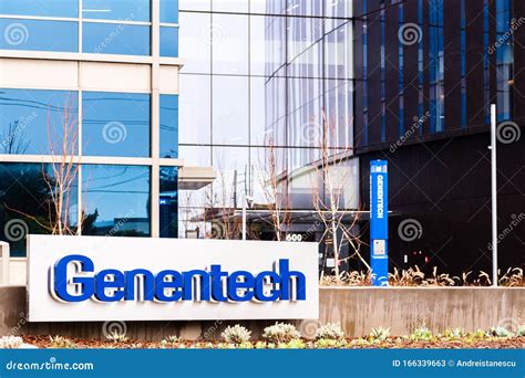 Genentech Biotechnology Company Logo Editorial Image | CartoonDealer.com #120406084