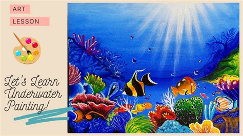 Beginner Simple Coral Reef Painting : Coral Reef Painting Page 1 Line 17qq Com - This is a high ...