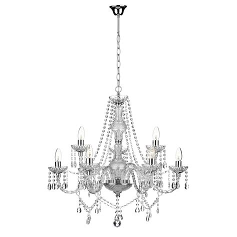 Dar Lighting Katie 9 Light Crystal Chandelier Candle Lamps, Candle Bulbs, Candle Style ...