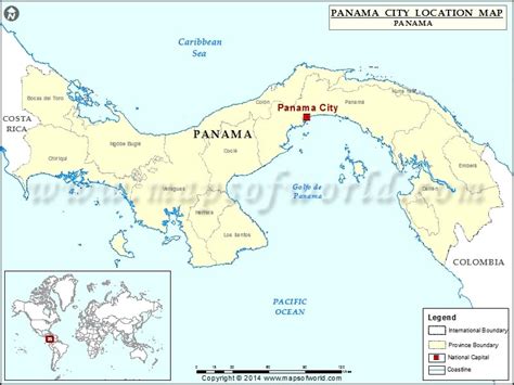 Panama City Panama Tourist Map