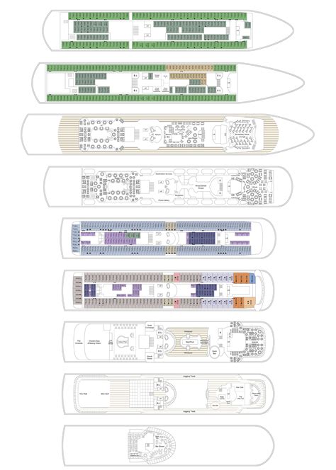 Marella Discovery 2 Deck Plans | CruiseInd