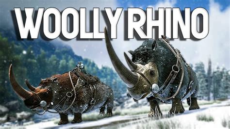 ARK: Woolly Rhino - How to Tame, Feed and Breed!