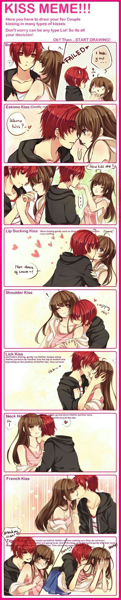 Love Kiss Cute Anime Couple Comics | Wallpaper Anime